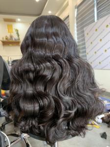 Natural Black 100% Remy Human Hair Extensions Wig for Black Women <b>Body</b> <b>Wave</b> Bundle - Product Image 6