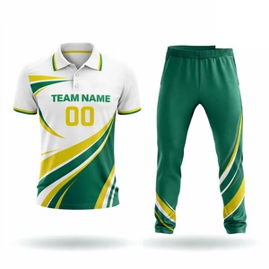 Uniforme de cricket personnalisé par sublimation pour équipe |   Vêtements de cricket pour hommes, femmes et jeunes, polo et pantalon, tenue complète d'équipe, qualité supérieure - Product Image 1