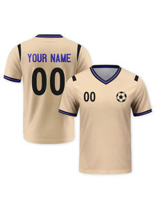 Camiseta de Fútbol Sublimada por Calor, Material Suave y Ligero para Diseños Personalizados con Nombre y Número del Equipo - Product Image 5