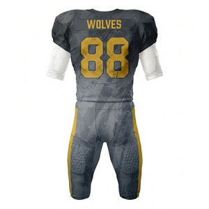 Uniforme de Fútbol Americano Personalizable con Estampado, Hecho de Poliéster, Nuevo Diseño 2026, Transpirable, de Secado Rápido, Manga Corta - Product Image 4