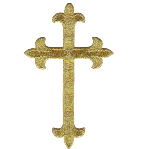 Croix en laiton faite à la main pour l'autel de l'église, décoration religieuse chrétienne avec finition dorée antique polie de qualité supérieure - Product Image 1