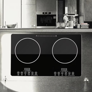 High-quality Electric Multi-functional Infrared Cooker Two Burners Tempered Glass Panel Suitable for RVs Hotels Homes <b>Smart</b> - Product Image 5