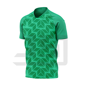 Premium Football Soccer Jersey Moisture Wicking Athletic Shirt Front Logo Custom Team Name Durable Print for Training Matches - Product Image 6
