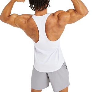 Custom Wholesale Men Regular Fit Quick Dry Breathable Eco Friendly Cotton Anti-UV Street Style Tank <b>Top</b> Gym Muscle Tee Fitness - Product Image 5