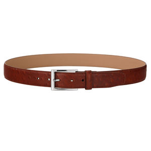 Cinturón de Cuero Vacuno Genuino con Hebilla de Cobre para Hombre, Estilo Formal, Ligero y Duradero - Product Image 3