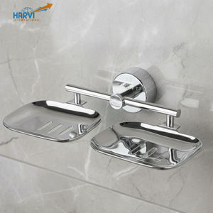 Jabonera Doble Moderna, Ecológica, Duradera y Elegante de Arion Collection para Baños de Hotel y Hogar - Product Image 4