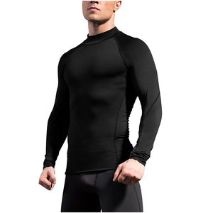 2026 Best Quality Breathable Rash Guard Quick Dry Eco-Friendly MMA Rash Guard Long Sleeve for Men Custom Logo OEM Rash Guard - Product Image 1