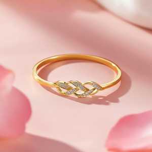 Hallmark Silver Love Band-<b>Gold</b> Plated Statement <b>Ring</b> in 14K Solid <b>Gold</b> - Product Image 1