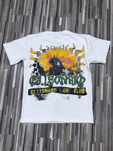 High Quality Custom Men's Vintage 100% Cotton Satin Loose Fit Breathable Quick Dry Plus Size Casual T-Shirts Wholesale - Product Image 6