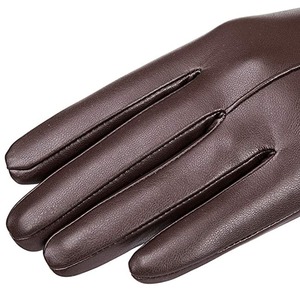 Soft Lined Leather <b>Gloves</b> Custom Logo Printed Hot Selling In-Stock Premium Design Genuine Leather <b>Gloves</b> - Product Image 2