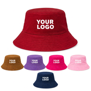 Fashionable Custom Embroidered <b>Bucket</b> <b>Hat</b> Cotton Fisherman Style Summer Sun <b>Hat</b> Men <b>Women</b> Streetwear - Product Image 3