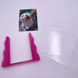 Acrylic u-hình dạng ưa thích lượn sóng đứng khung hình cho phòng khách trang trí - Product Image 6