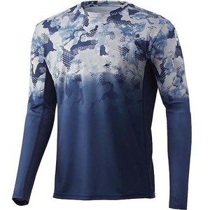 Camiseta de Pesca de Manga Larga para Hombre, Camuflaje, Sublimación, Poliéster de Secado Rápido UPF 50, Ropa para Exteriores - Product Image 3