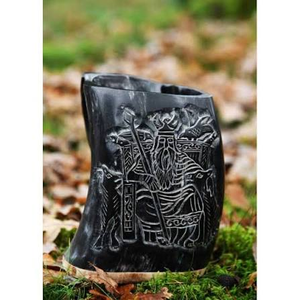 Chope à boire viking de qualité supérieure, écologique, biologique, faite à la main, style animalier - Product Image 1