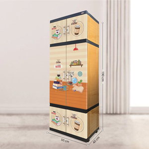 Multifunctional Hanger Jumbo Pro in elegant cream and brown plastic offers portable <b>wardrobe</b> solutions combining durability - Product Image 6