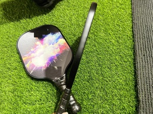 Juego de paletas Pickleball profesional de alta calidad, 2 paletas, 3 bolas, bolsa de transporte, diseño duradero de cuerpo ancho para entretenimiento de entrenamiento - Product Image 5