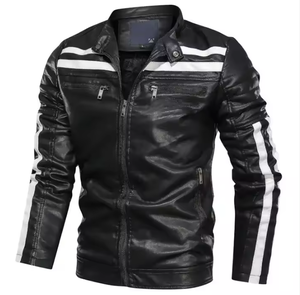 แจ็คเก็ตหนังเทียม PU สไตล์คลาสสิกสำหรับเด็กผู้ชาย ดีไซน์ใหม่ปี 2026 - Product Image 1