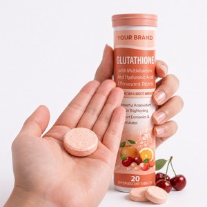 OEM Glutathione Effervescent <b>Tablets</b> with Multivitamins & Hyaluronic Acid – Skin Glow & Immunity Support, Orange Flavor - Product Image 5