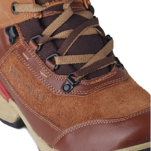 Genuine Leather Men's High Ankle Boots <b>Red</b> Chief <b>Lace</b> Casual Soft Lightweight Rugged Outdoor <b>Shoes</b> Travel Hiking Everyday Use - Product Image 4