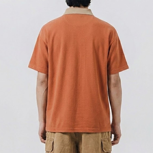 เสื้อเชิ้ตผู้ชายปักโลโก้ตามสั่ง ทรงหลวม แขนสั้น ผ้าบางเบา ระบายอากาศดี เหมาะสำหรับใส่ทำงานในออฟฟิศ ฤดูร้อน - Product Image 3