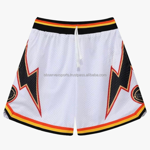 Manufacturer Custom Gym Shorts Embroidered Breathable Mesh Hole Inner <b>Tights</b> Premium Exercise Training Workout Shorts Men - Product Image 2