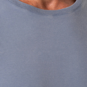 Camiseta de Hombre de Diseño Moderno, Precio al por Mayor, Alta Calidad, Lisa, de Corte Regular, Teñida, Informal, de Poliéster/Algodón, de Secado Rápido - Product Image 4