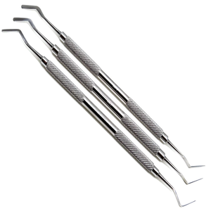 3 Piece Dental Composite Spatula <b>Set</b> 2mm 2.5mm 3mm Flat Plastic Filling Instruments Premium Dental Tools USA - Product Image 3