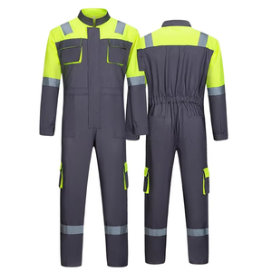 Custom Safety High Visibility Work Wear Clothes for <b>Men</b> Hi Viz Workwear Coveralls Reflective Strips <b>Overall</b> - Product Image 5