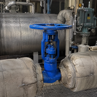 Vanne à soupape en acier forgé robuste JIAHE, haute pression, haute température (jusqu'à 427°C), à souder bout à bout, actionnée par volant, pour centrale électrique