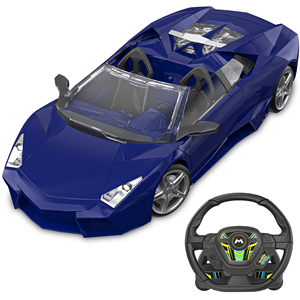 Coche Deportivo RC Mirana Escala 1:12 - Modelo Turbo Racer C con Control por Aplicación, Volante para Interiores y Exteriores, Control Remoto y Luces LED - Product Image 5
