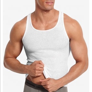 Nouveaux hommes Gym Singlet débardeur séchage rapide XL Fitness chemise d'entraînement Sport Style coton avec couleur unie Polyester impression décoration - Product Image 6