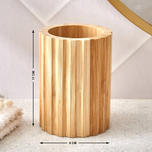 Classic Wooden <b>Toothpaste</b> <b>and</b> <b>Toothbrush</b> <b>Holder</b> Multifunctional Bathroom Accessories Storage item - Product Image 4