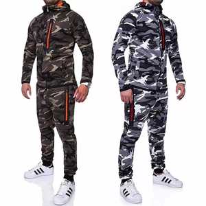 High Quality Custom Brand Men Tracksuits Sets Joggers <b>Camouflage</b> Printed Fitness Workout <b>Jogging</b> Tracksuits & Custom Packing - Product Image 6