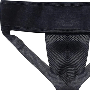 Protège-entrejambe de boxe de qualité supérieure, léger, durable, respirant, absorbant les chocs, fabriqué en cuir de vache véritable et PU, nouveau style - Product Image 5