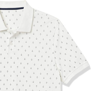 T-shirts tricotés pour hommes en gros, respirants, 100 % polyester, séchage rapide, mode décontractée, manches courtes avec logo personnalisé - Product Image 5