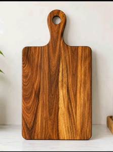 Planche à découper robuste en bois, écologique, de qualité alimentaire, forme rectangulaire, épaisseur 2,0 cm, compatible lave-vaisselle, pour usage en cuisine, sûre - Product Image 1