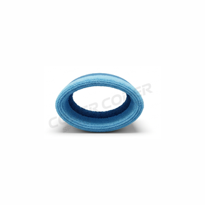 Bandeau de sport tricoté bicolore de 4,5 cm de large, ajustement universel, couleur unie, pour l'exercice, le fitness, la course à pied, toutes saisons - Product Image 4