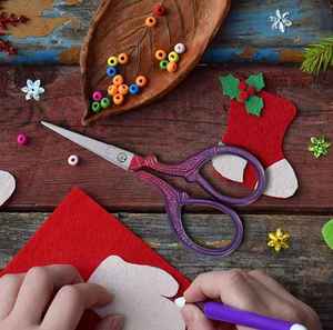 Handmade Industrial Stainless Steel Embroidery Scissors Stainless Steel Handle Vintage Craft Mini <b>Thread</b> <b>Cutter</b> Custom Color - Product Image 5