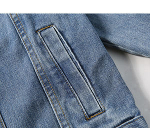 Custom logo Printed Oversized <b>Mens</b> <b>Denim</b> <b>Jacket</b> Jean <b>Jackets</b> in Bulk - Product Image 5