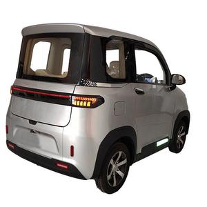 Silver Compact Electric Mobility Scooter 4-Wheel Enclosed Aluminum Alloy 3-Seater <b>72V</b> 4000W 15mph 700lb Capacity 24V55AH <b>Battery</b> - Product Image 4