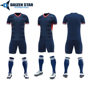 Uniforme de Fútbol DSI 100% Poliéster Transpirable de Manga Corta con Nombre de Equipo Personalizado Antibacterial de Secado Rápido y Superficie Lisa - Product Image 3