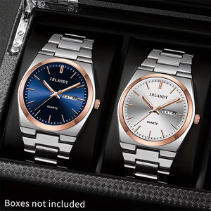 Coffret Cadeau d'Affaires de Luxe Laipute pour Hommes, Montre Analogique en Acier Inoxydable avec Bracelet en Titane, Charme Tendance pour la Nouvelle Génération B9021 - Product Image 3