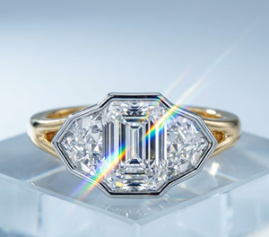 Bague en diamant Emra Insignia 2 carats, argent sterling 925 de qualité supérieure, bijou élégant, cadeau pour fiançailles, anniversaire et usage quotidien - Product Image 1