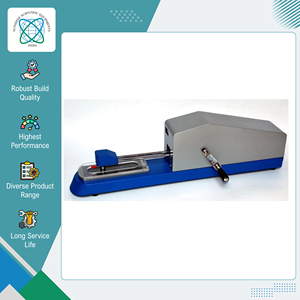 Équipement de test de tissus de qualité supérieure, best-seller : Crockmètre rotatif manuel de laboratoire pour déterminer la solidité des couleurs des textiles - Product Image 2