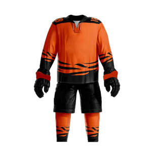 Uniformes de Hockey sobre Hielo 7V7 de Diseño Personalizado 2026, Alta Calidad, Precio Bajo al por Mayor, con Impresión del Nombre del Equipo OEM - Product Image 1