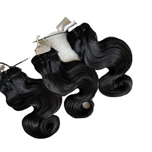 Body Wavy Vietnamese Human <b>Hair</b> Extensions Super Double Drawn Flat Tip Tape Ins Bundles Natural <b>Hair</b> Virgin <b>Hair</b> <b>Curly</b> - Product Image 3