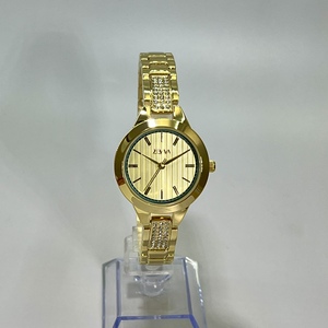 Reloj de Cuarzo de Aleación para Mujer Z2479-B, Caja Redonda, Cristales Checos en la Correa - Product Image 1
