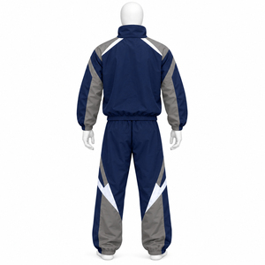 Ensemble de survêtement coupe-vent épais personnalisé pour hommes et femmes, idéal pour la course, la gym et le streetwear d'automne – Vente en gros - Product Image 5