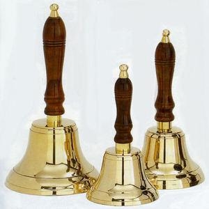 Campana de Mano de Latón del Capitán LORD, Chapada en Oro, Estilo Antiguo Pulido, Forma Redonda, Artículo Coleccionable LV108668 - Product Image 4