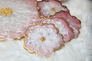 Lightweight Resin Coasters Colors for Casual Dining for Flat Restaurants & Hotels Dinner Servings - Product Image 3